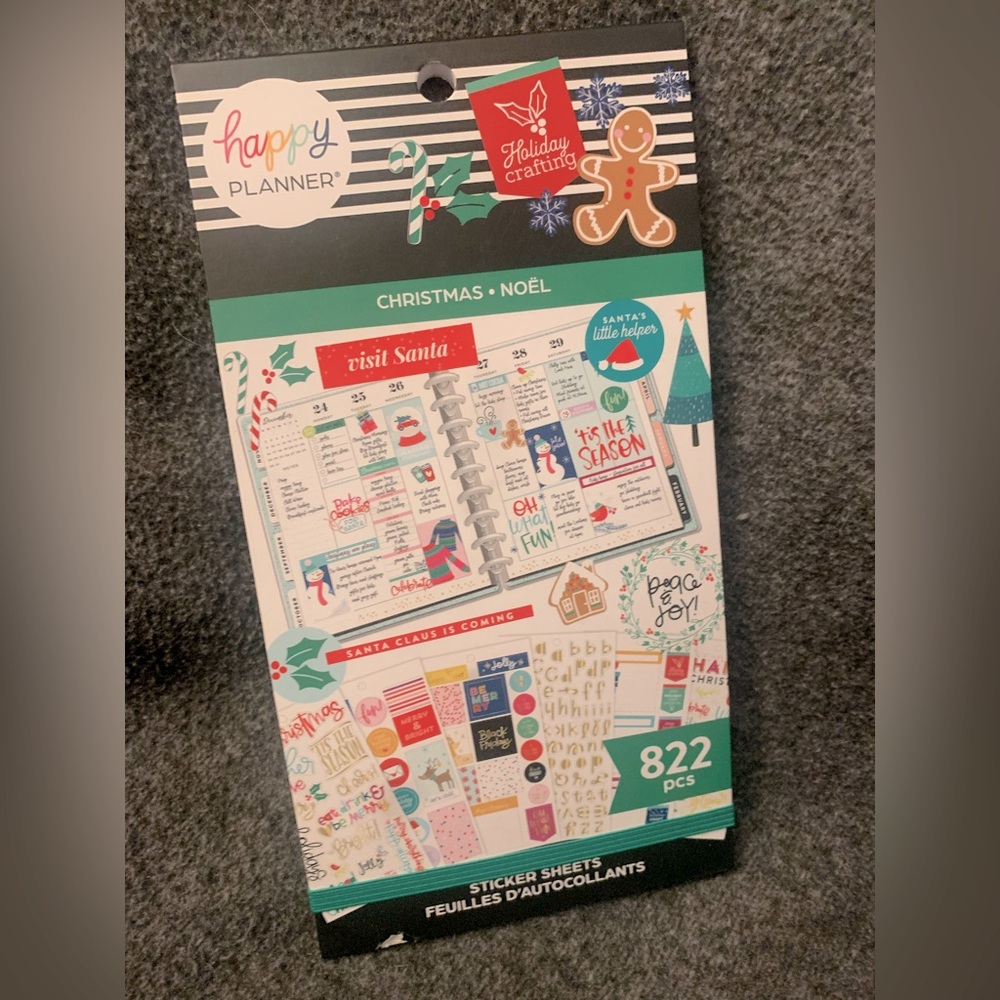 Happy Planner Christmas Noel Sticker Sheets